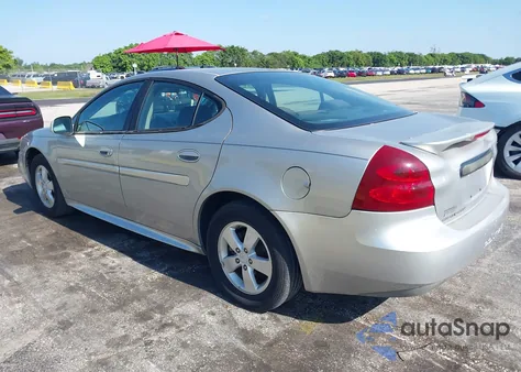 2008 Pontiac Grand Prix from USA, damaged, VIN 2G2WP552081119135